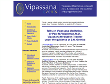 Tablet Screenshot of events.dhamma.org