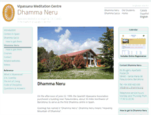 Tablet Screenshot of neru.dhamma.org