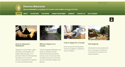 Desktop Screenshot of makaranda.dhamma.org
