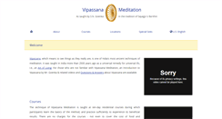 Desktop Screenshot of dhamma.org