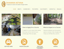 Tablet Screenshot of ketana.dhamma.org