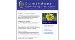 Desktop Screenshot of mahavana.dhamma.org