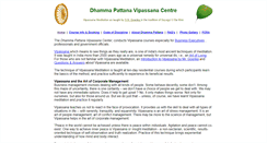 Desktop Screenshot of pattana.dhamma.org