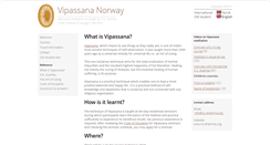 Desktop Screenshot of no.dhamma.org