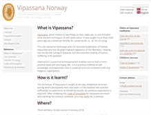 Tablet Screenshot of no.dhamma.org
