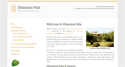 Desktop Screenshot of pala.dhamma.org