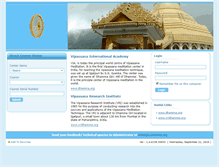 Tablet Screenshot of dhamma.net.in
