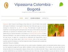 Tablet Screenshot of bogota.co.dhamma.org