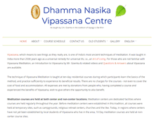 Tablet Screenshot of nasika.dhamma.org