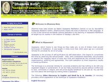 Tablet Screenshot of kota.dhamma.org