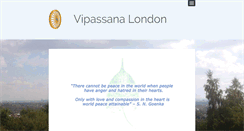 Desktop Screenshot of london.uk.dhamma.org