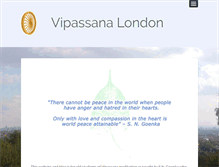 Tablet Screenshot of london.uk.dhamma.org