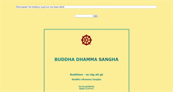 Desktop Screenshot of dhamma.se