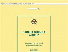Tablet Screenshot of dhamma.se