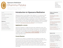 Tablet Screenshot of pataka.dhamma.org