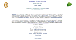 Desktop Screenshot of morelos.mx.dhamma.org