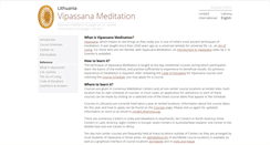 Desktop Screenshot of lt.dhamma.org