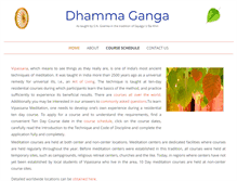 Tablet Screenshot of ganga.dhamma.org