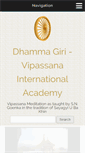 Mobile Screenshot of giri.dhamma.org