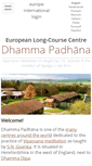 Mobile Screenshot of padhana.dhamma.org